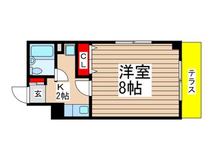 秀和ハイツの物件間取画像